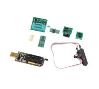 Programmation Plus Rapide, Programmeur USB CH341A Stable et Fiable avec Clip de Test et Adaptateur 1,8 V, pour Mémoire de Téléviseur, Carte Mère de Bureau, DVD, Décodeurs, etc.