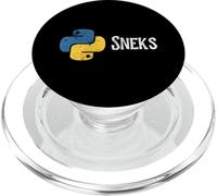 Programmation Python Programmeur drôle Logo Python Sneks PopSockets PopGrip pour MagSafe