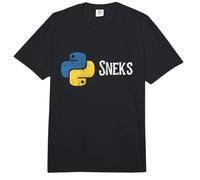 Programmation Python Programmeur Drôle Python Logo Sneks Comfort Colors Adult Heavyweight T-Shirt