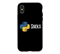 Programmation Python Programmeur Drôle Python Logo Sneks Coque pour iPhone X/XS