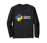 Programmation Python Programmeur Drôle Python Logo Sneks Manche Longue