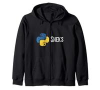 Programmation Python Programmeur Drôle Python Logo Sneks Sweat à Capuche