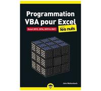 Programmation Vba Pour Excel Pour Les Nuls - Excel 2013, 2016, 2019 & 2021