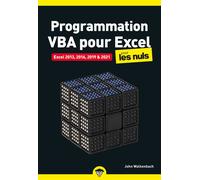 Programmation VBA pour Excel pour les Nuls poche - Nouvelle édition - John Walkenbach - First Interactive - Poche - Manuel