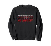 Programme de Couleur Rouge sans Jours Hors Graphique Rouge Sweatshirt