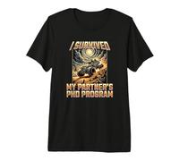 Programme de doctorat I Survived My Partner | Doctorat Non Binaire T-Shirt Haut de Gamme