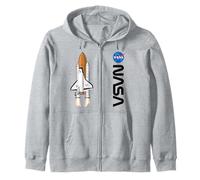 Programme de la Navette Spatiale de la NASA : Worm Logo Mission Vintage Retro Sweat à Capuche