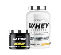 Programme Fitness Energie - 100% Whey Proteine Advanced 900g Banana Split - No Pump Xtreme Mojito