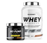 Programme Fitness Energie - 100% Whey Proteine Advanced 900g Choco-Nut - No Pump Xtreme Long Island Icetea