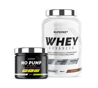 Programme Fitness Energie - 100% Whey Proteine Advanced 900g Chocolat - No Pump Xtreme Mojito