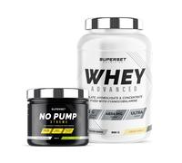 Programme Fitness Energie - 100% Whey Proteine Advanced 900g Vanille Crémeuse - No Pump Xtreme Mojito