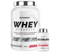 Programme Fitness Remodelant - 100% Whey Proteine Advanced 900g Fraise Yogourt - Redburn Ladies