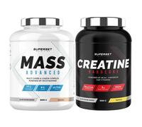 Programme Prise De Masse Avancé - Mass Advanced 2,5kg Cookies - Créatine Hardcore 1,5 Kg Tropical