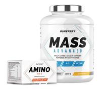 Programme Prise De Masse Débutant - Mass Advanced 2,5kg Banana Split - Amino Max