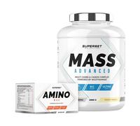 Programme Prise De Masse Débutant - Mass Advanced 2,5kg Vanille Crémeuse - Amino Max