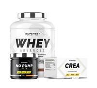 Programme Prise De Muscle Sec Confirmé - 100% Whey Proteine Advanced 2kg Chocolat - No Pump Xtreme Long Island Icetea - Créa Max