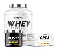 Programme Prise De Muscle Sec Confirmé - 100% Whey Proteine Advanced 2kg Cookies - No Pump Xtreme - Créa Max