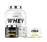 Programme Prise de Muscle Sec - Confirmé | Whey Protéine | Pré-workout | Créatine | Superset Nutrition