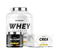 Programme Prise de Muscle Sec - Confirmé | Whey Protéine | Pré-workout | Créatine | Superset Nutrition