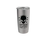 Programme spatial secret/combat pour la galaxie Design Insignia Gobelet isotherme en acier inoxydable double paroi