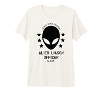 Programme Spatial Secret/Conception Amusante d'un Officier de Liaison Extraterrestre T-Shirt Haut de Gamme