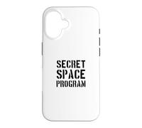 Programme Spatial Secret/Conception Amusante d'une Conspiration Extraterrestre avec Un OVNI Coque pour iPhone 16