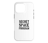 Programme Spatial Secret/Conception Amusante d'une Conspiration Extraterrestre avec Un OVNI Coque pour iPhone 16 Pro