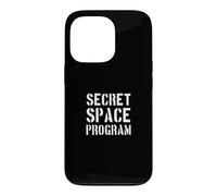Programme Spatial Secret/Conception Amusante d'une Conspiration Extraterrestre avec Un OVNI Coque pour iPhone 13 Pro