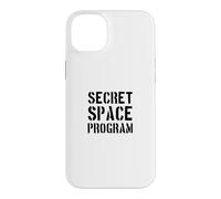 Programme Spatial Secret/Conception Amusante d'une Conspiration Extraterrestre avec Un OVNI Coque pour iPhone 14 Plus