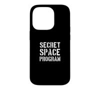 Programme Spatial Secret/Conception Amusante d'une Conspiration Extraterrestre avec Un OVNI Coque pour iPhone 14 Pro
