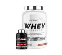 Programme Spécial Muscle Sec - 100% Whey Proteine Advanced 900g Choco-Nut - Redburn Hardcore