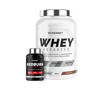 Programme Spécial Muscle Sec - 100% Whey Proteine Advanced 900g Chocolat - Redburn Hardcore