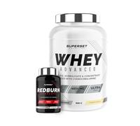Programme Spécial Muscle Sec - 100% Whey Proteine Advanced 900g Vanille Crémeuse - Redburn Hardcore