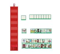 Programme visuel pour : petite boîte de poche pour calendrier de voyage, planche de poche dans la salle de classe | Cartes de routine quotidiennes , graphiques comportementaux, horaire