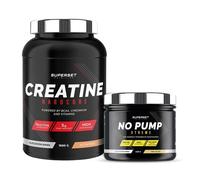 Programme Volume Et Force - Créatine Hardcore Ice Tea Pêche - No Pump Xtreme Pina Colada