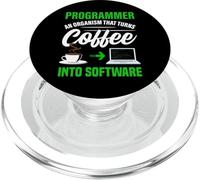 Programmer an Organism That Turns Coffee Into Software PopSockets PopGrip pour MagSafe