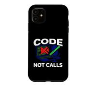 Programmer Code Not Calls Introvert Developer Coque pour iPhone 11