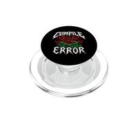 Programmer Coder Compile Error Heavy Metals Skull PopSockets PopGrip pour MagSafe