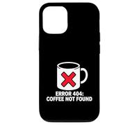 Programmer Coder Error 404 Coffee Not Found Tech Coque pour iPhone 12/12 Pro