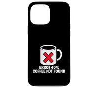 Programmer Coder Error 404 Coffee Not Found Tech Coque pour iPhone 13 Pro Max