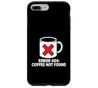 Programmer Coder Error 404 Coffee Not Found Tech Coque pour iPhone 7 Plus/8 Plus