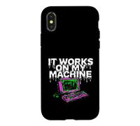 Programmer Coder It Works on My Machine Coque pour iPhone X/XS