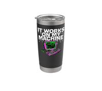 Programmer Coder It Works On My Machine Gobelet isotherme en acier inoxydable double paroi