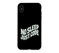 Programmer Developer No Sleep Just Code Coque pour iPhone XS Max