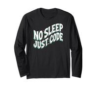 Programmer Developer No Sleep Just Code Manche Longue
