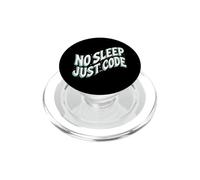 Programmer Developer No Sleep Just Code PopSockets PopGrip pour MagSafe