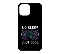 Programmer Hacker No Sleep Just Code Cyberpunk Brain Coque pour iPhone 12 Pro Max