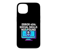 Programmer Introvert Error 404 Social Skills Not Found Coque pour iPhone 13