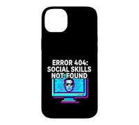 Programmer Introvert Error 404 Social Skills Not Found Coque pour iPhone 14 Plus