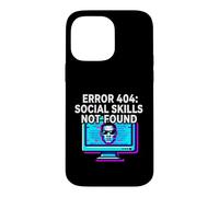 Programmer Introvert Error 404 Social Skills Not Found Coque pour iPhone 14 Pro Max